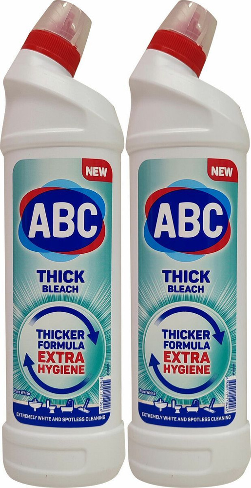 ABC Экстра Белый чистящее средство для сантехники 750 мл 2 шт.  #1