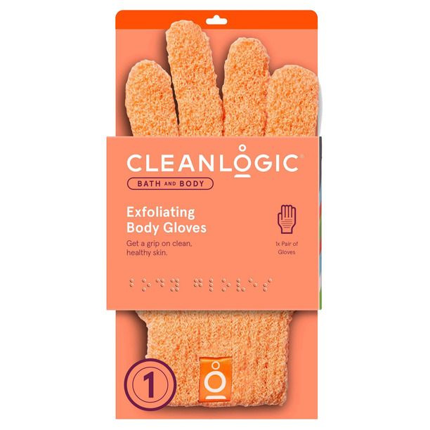 CLEANLOGIC / Мочалка-перчатка для массажа и пилинга #1
