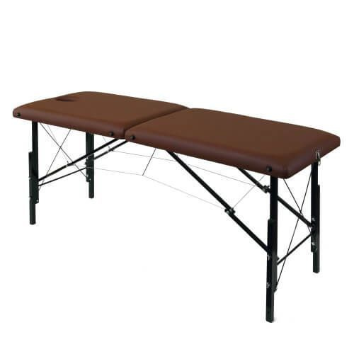 Складной массажный стол Гелиокс ТДИ185 цвет коричневый #1