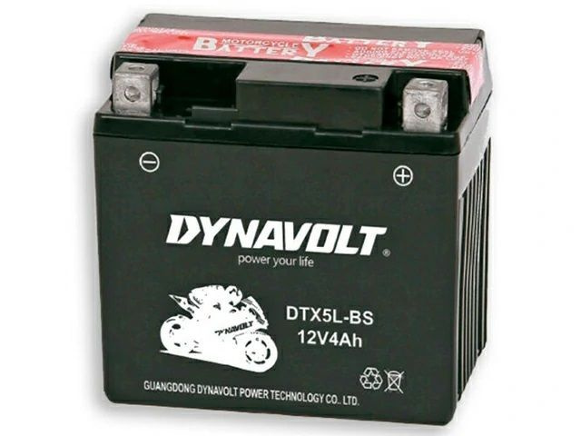 Аккумулятор Dynavolt AGM DTZ7S 6Ah ОП 75A мотоциклетный #1
