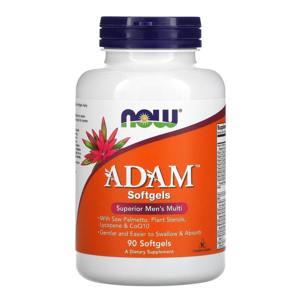 NOW ADAM АДАМ Мультивитамины и минералы для мужчин 90 капсул - купить с ...