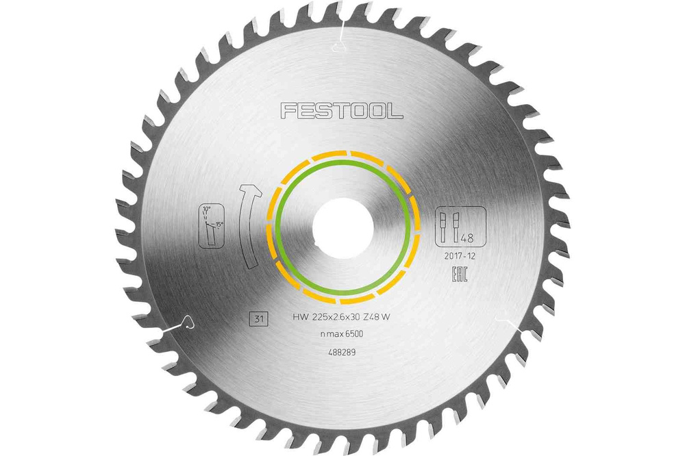 Пильный диск Festool 225x2,6x30 W48 488289 #1