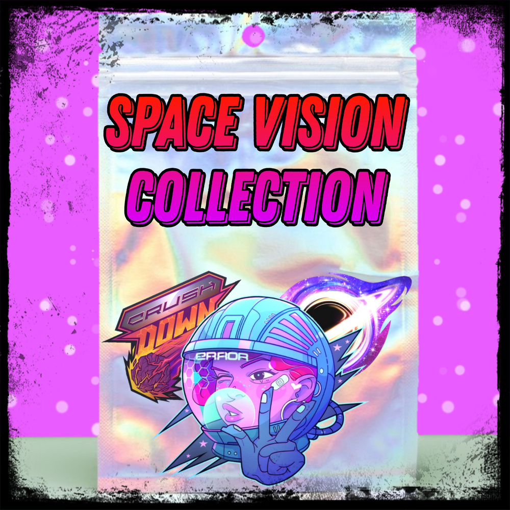 Стикерпак Space Vision ,Набор стикеров для геймеров по мотивам игры Standoff 2 для кастомизации девайсов, #1