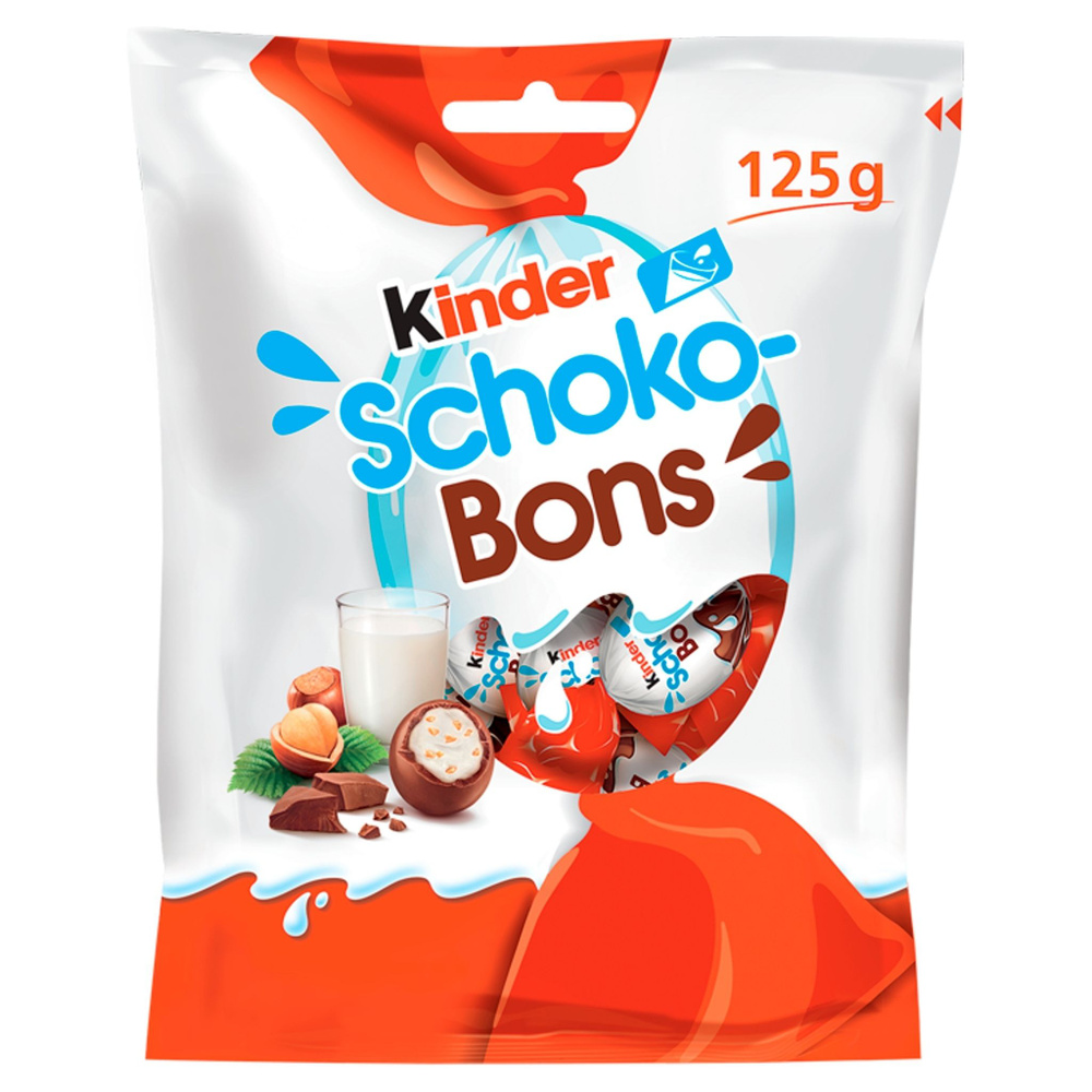 Шоколадные Конфеты Ferrero Kinder Choco-Bons с молочно-ореховой начинкой 125г  #1