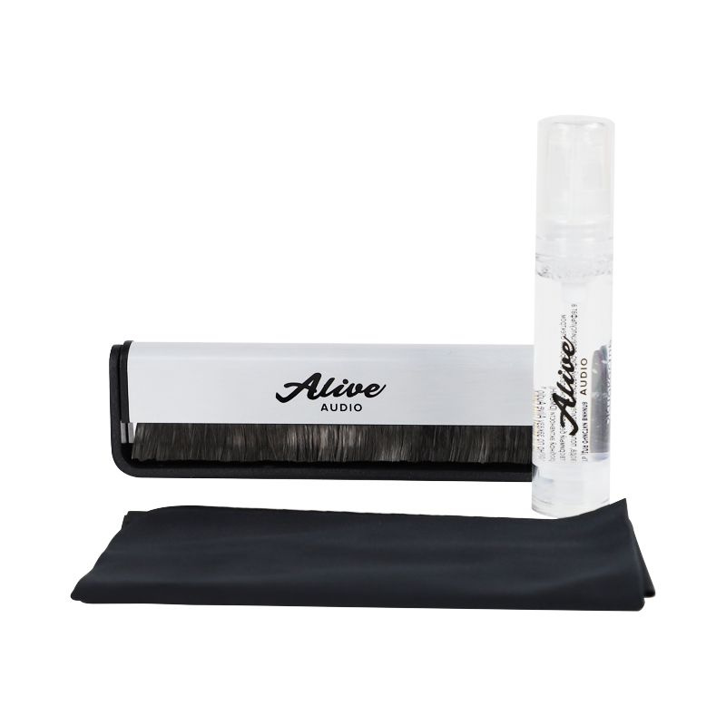 Комплект для очистки пластинок ALIVE AUDIO Cleaning Kit антистатический (щетка+жидкость+салфетка)  #1