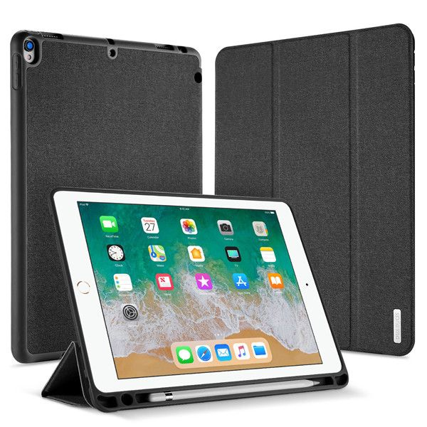 Чехол-книжка Ipad 10.5" Dux Ducis Domo Series (pen slot) black #1