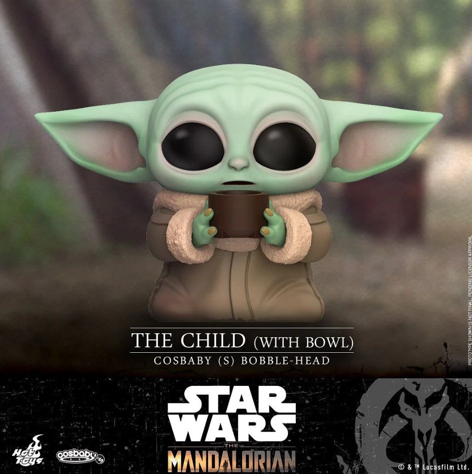 Фигурка Hot Toys Star Wars - The Child (with Bowl) Cosbaby (S) #1