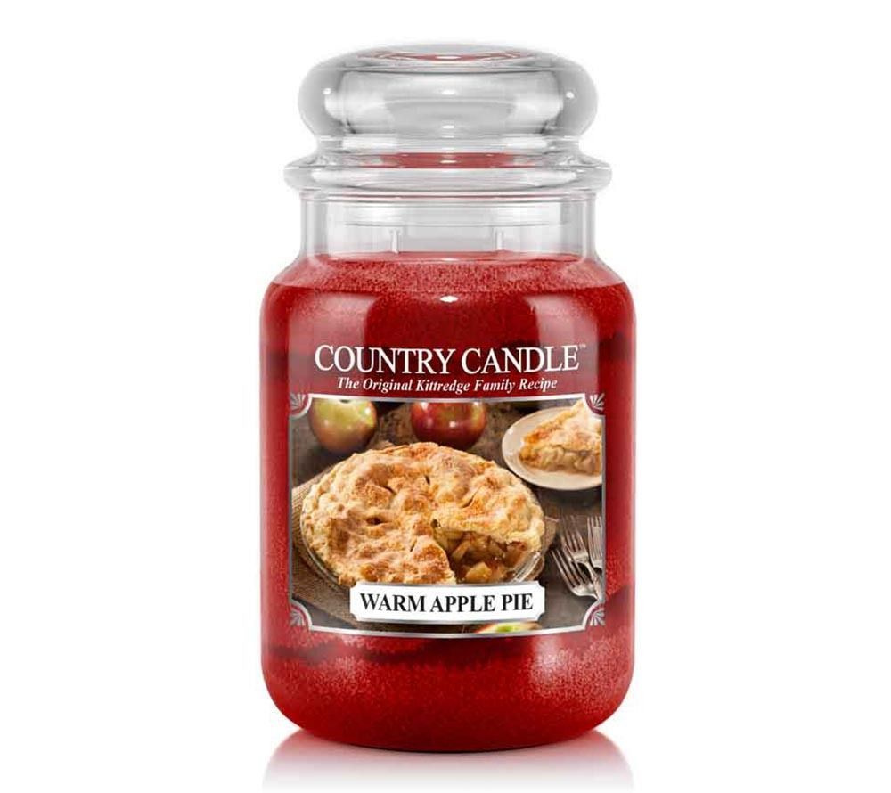 Country Candle Свеча ароматическая "Теплый яблочный пирог", 19 см х 11 см, 1 шт  #1