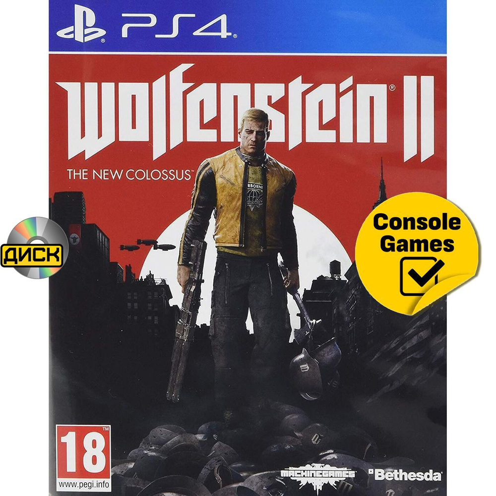 Игра PS4 Wolfenstein 2 The New Colossus (PlayStation 4, Русская версия) #1