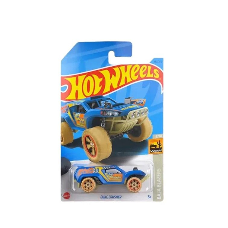 HKJ58 Машинка металлическая игрушка Hot Wheels коллекционная модель Dune Crusher синий  #1