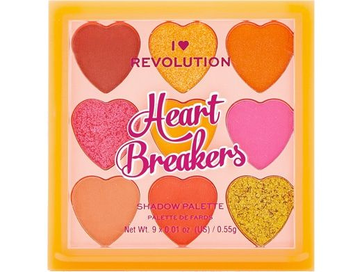 Палетка теней I Heart Revolution HEART BREAKERS PALETTE Fiery #1