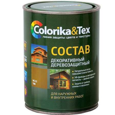 Состав деревозащитный Colorika&Tex рябина 0,8 л, (1шт) #1