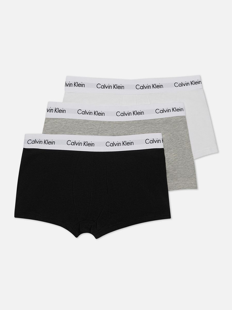 Комплект трусов боксеры Calvin Klein Underwear Cotton Stretch, 3 шт #1