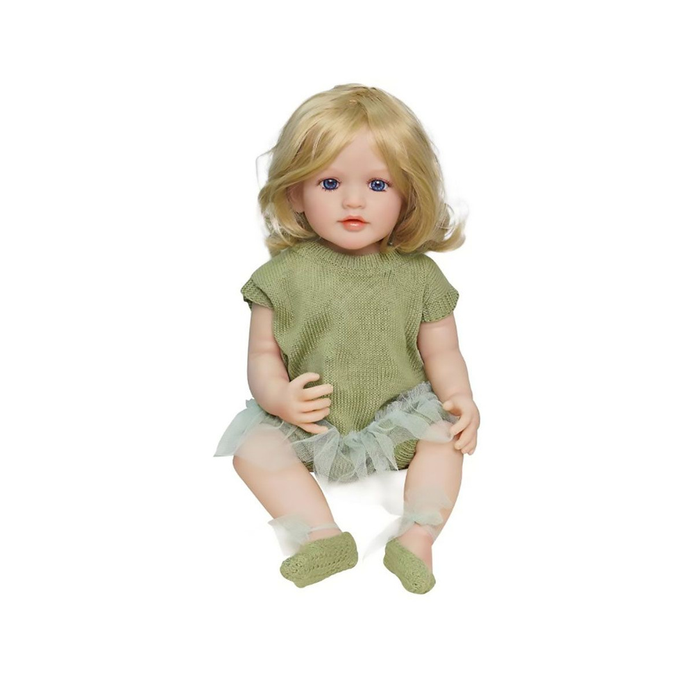 Силиконовая кукла Реборн девочка Лада 55 см #1