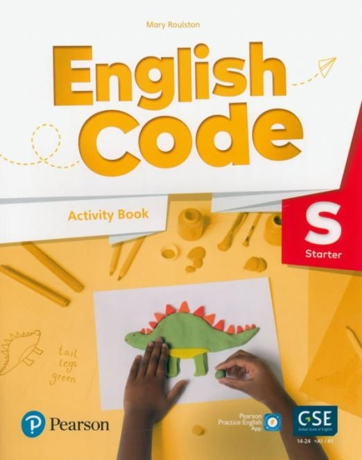 English code starter activity book with audio qr code and pearson