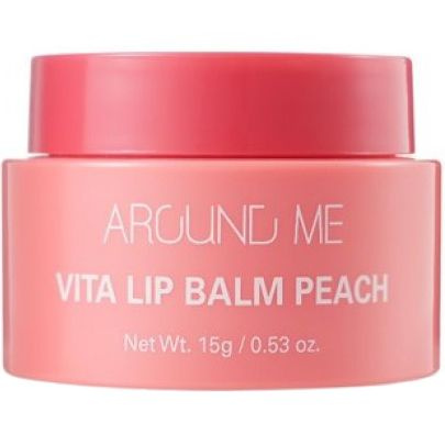 Welcos Бальзам для губ витаминный с экстрактом персика Around Me Vita Lip Balm Peach, 15 г  #1