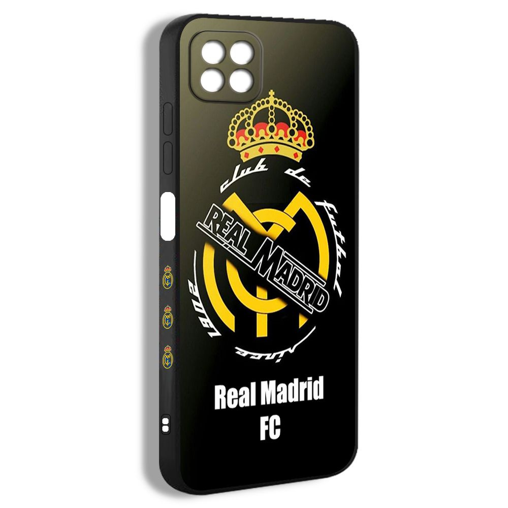 чехол на Samsung Galaxy A22 5G Real Madrid ФК Реал Мадрид футбольный клуб логотип LRM01  #1