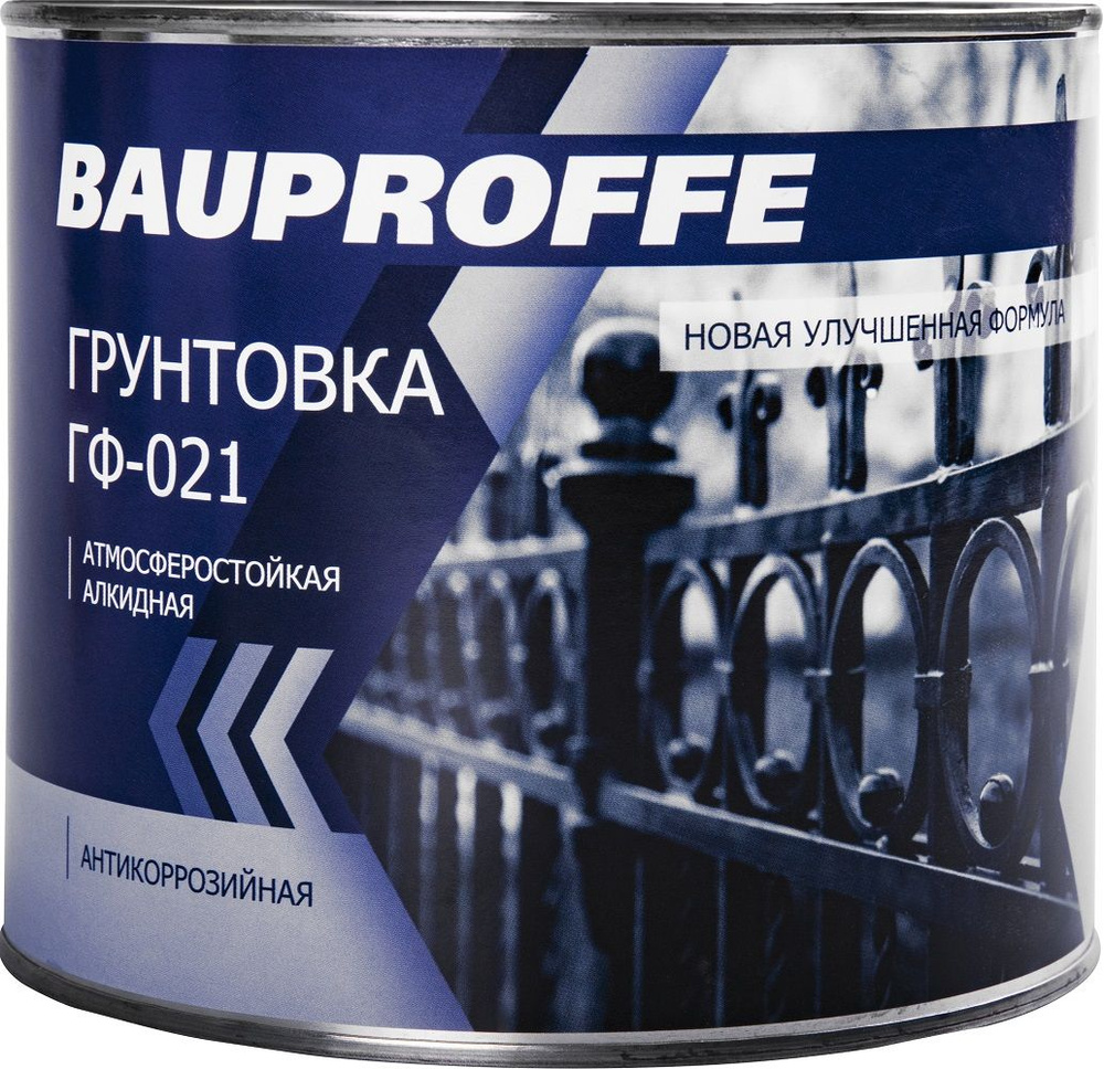 Грунтовка BAUPROFFE ГФ-021 серая 1,9кг #1