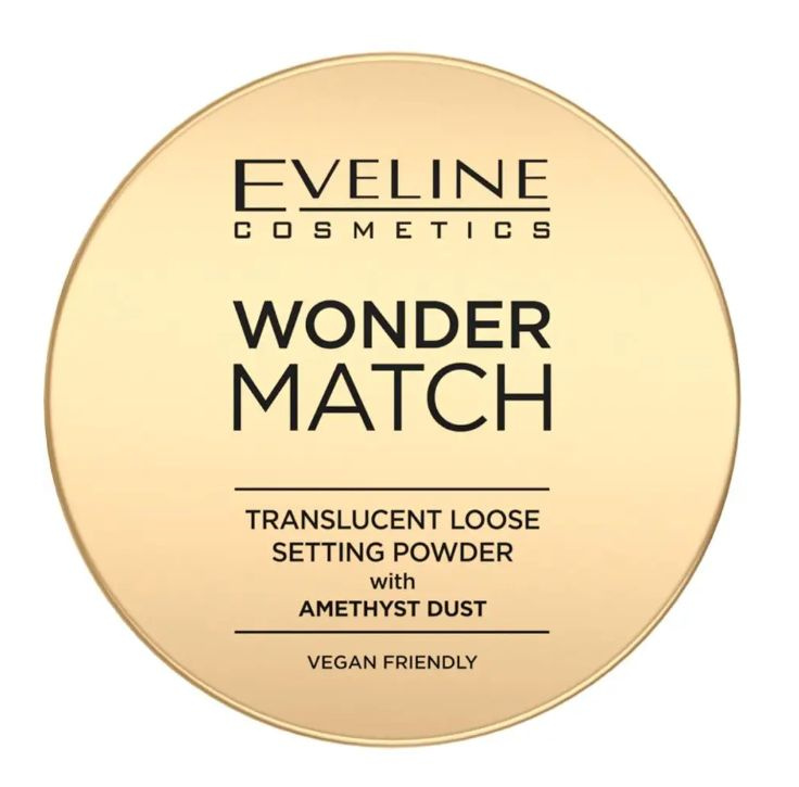 Eveline Cosmetics Пудра с аметистовой пылью рассыпчатая WONDER MATCH, 6 г  #1
