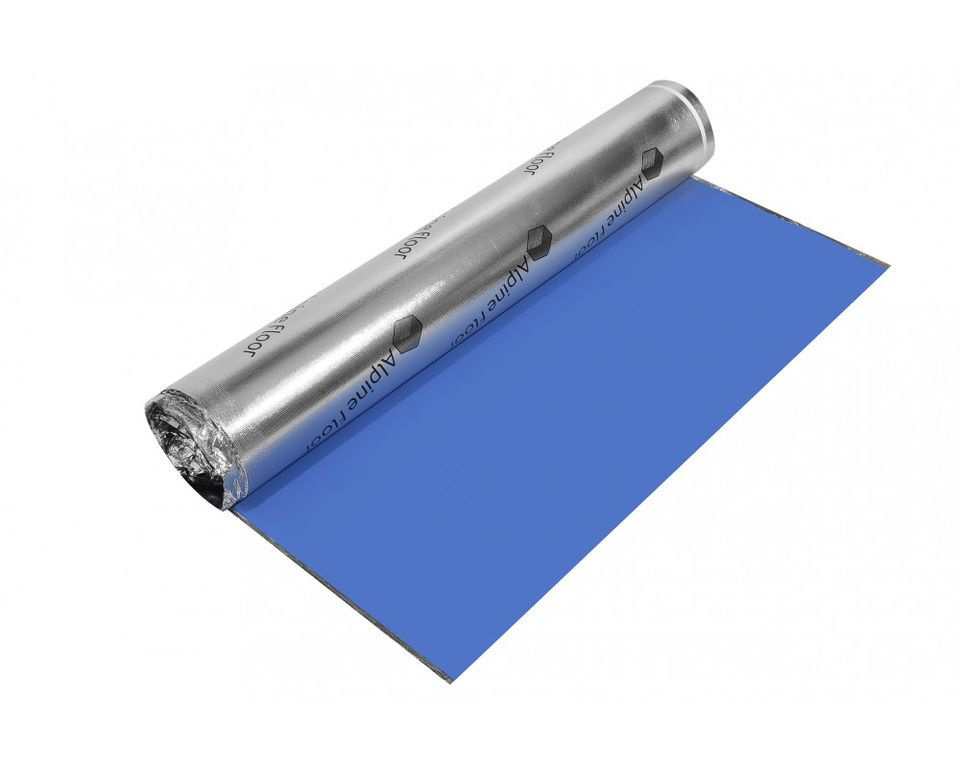 Подложка под кварцвинил SPC ламината (плитки) Alpine Floor silver foil BLUE EVA 1.5мм, 10 кв.м., для #1