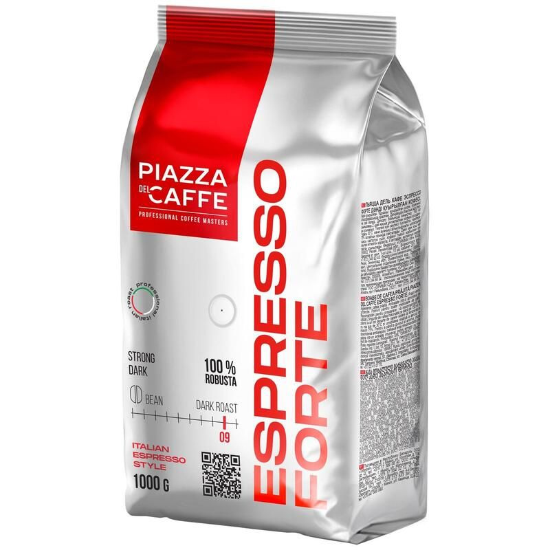Кофе в зернах Piazza Del Caffe Espresso Forte 1 кг #1