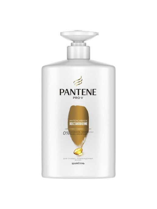 Pantene Шампунь для ослабленных и поврежденных волос Интенсивное восстановление, 900 мл  #1