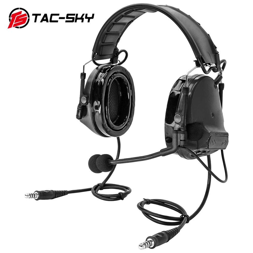 TAC-SKY COMTAC III Двухканальная тактическая гарнитура Новая гарнитура ...