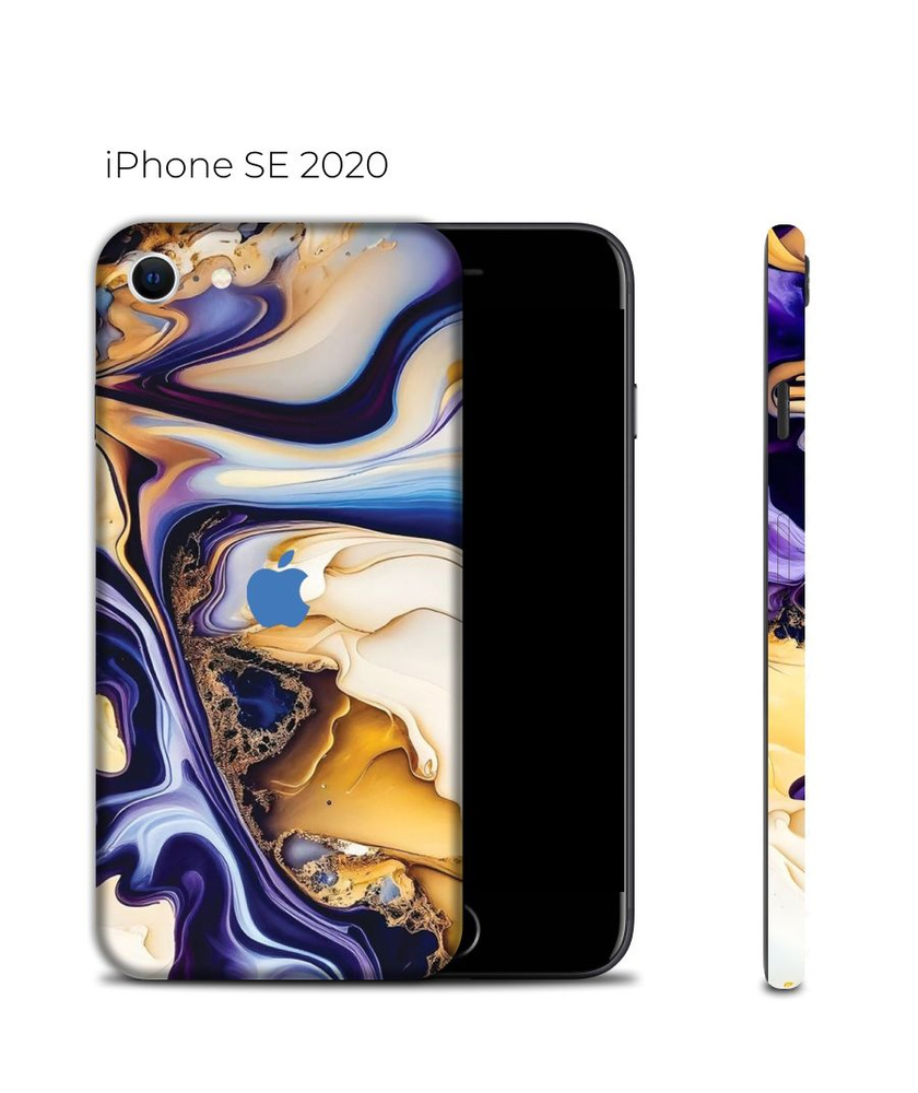 Задняя пленка гидрогелевая на телефон iPhone SE 2020 #1