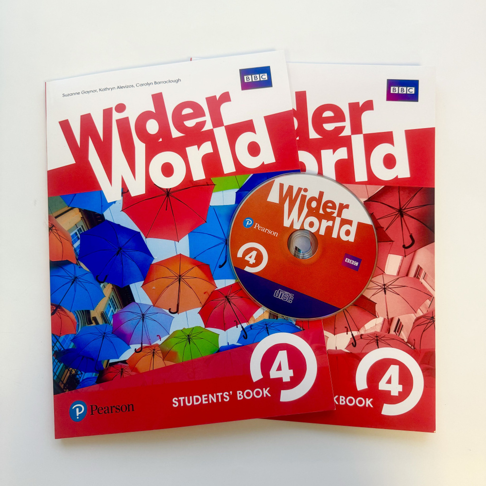 Wider World 4, Учебник - Student's Book + Рабочая Тетрадь - Workbook + Диск | Гейнор Сюзанн  #1