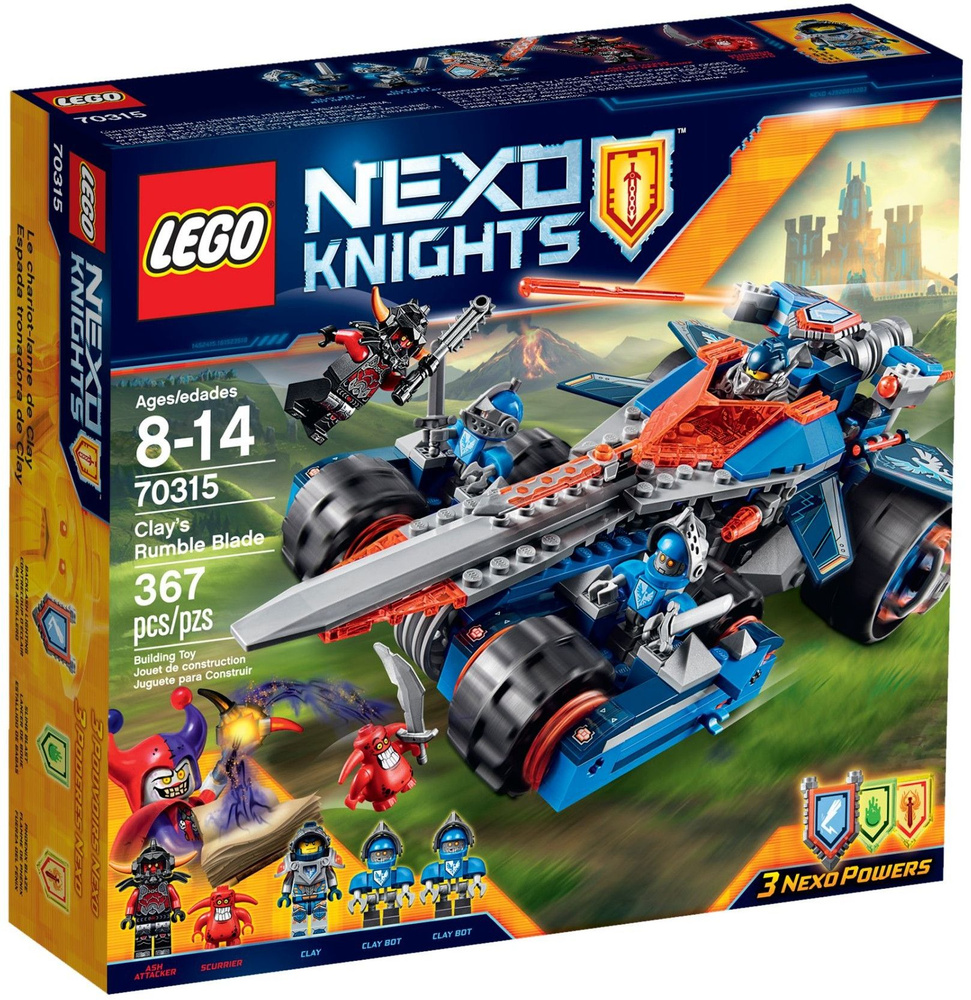 Конструктор LEGO Nexo Knights 70315 Устрашающий разрушитель Клэя  #1