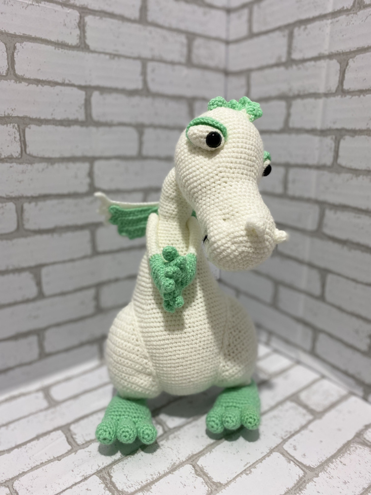 Вязаная Игрушка Дракончик - купить с доставкой по выгодным ценам в ...