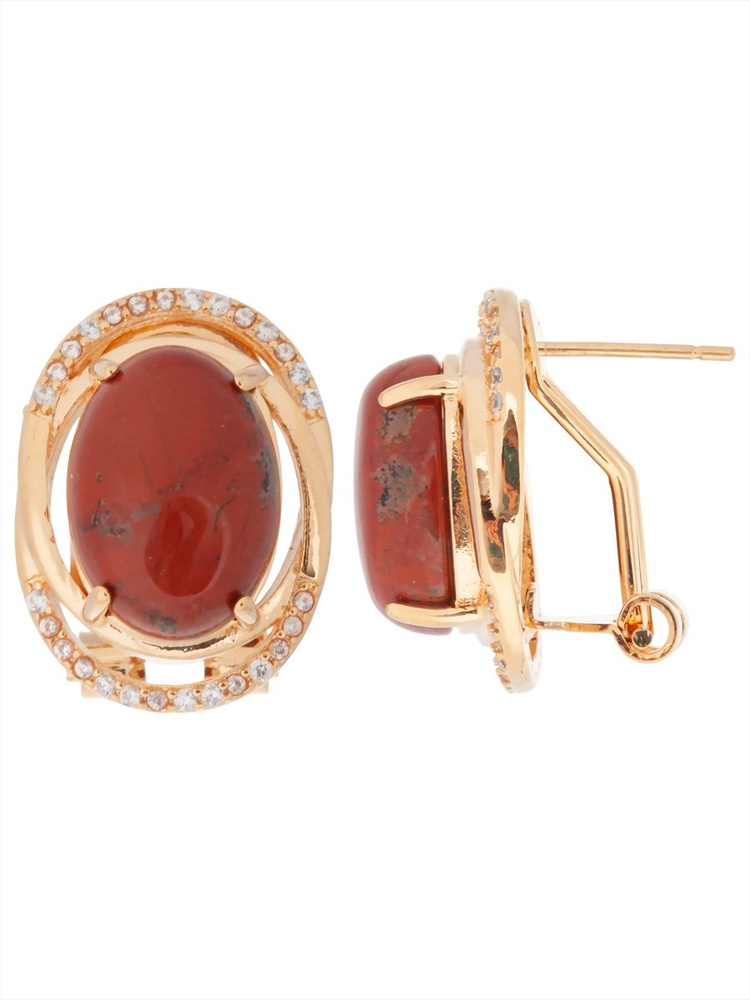 Серьги с яшмой "Париж" - купить с доставкой по выгодным ценам в ...