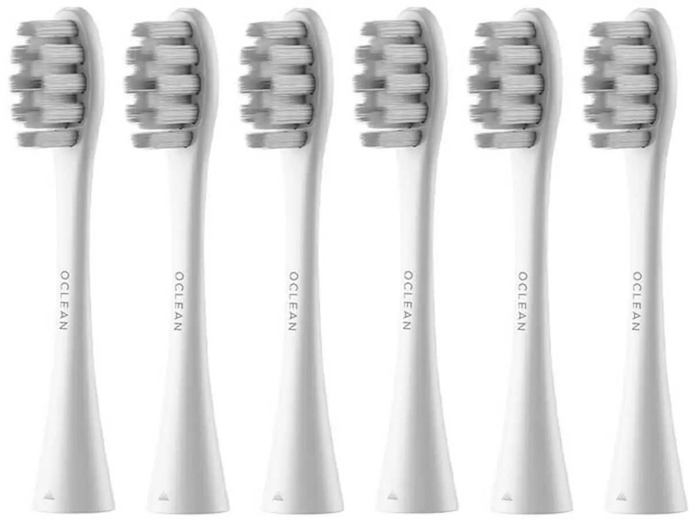 Набор сменных насадкок Для чувствительных десен OCLEAN Gum Care Brush Head P1S12 W06, 6шт c04000190  #1