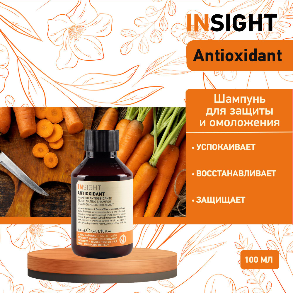 Insight Шампунь-антиоксидант для перегруженных волос Antioxidant, 100 мл  #1