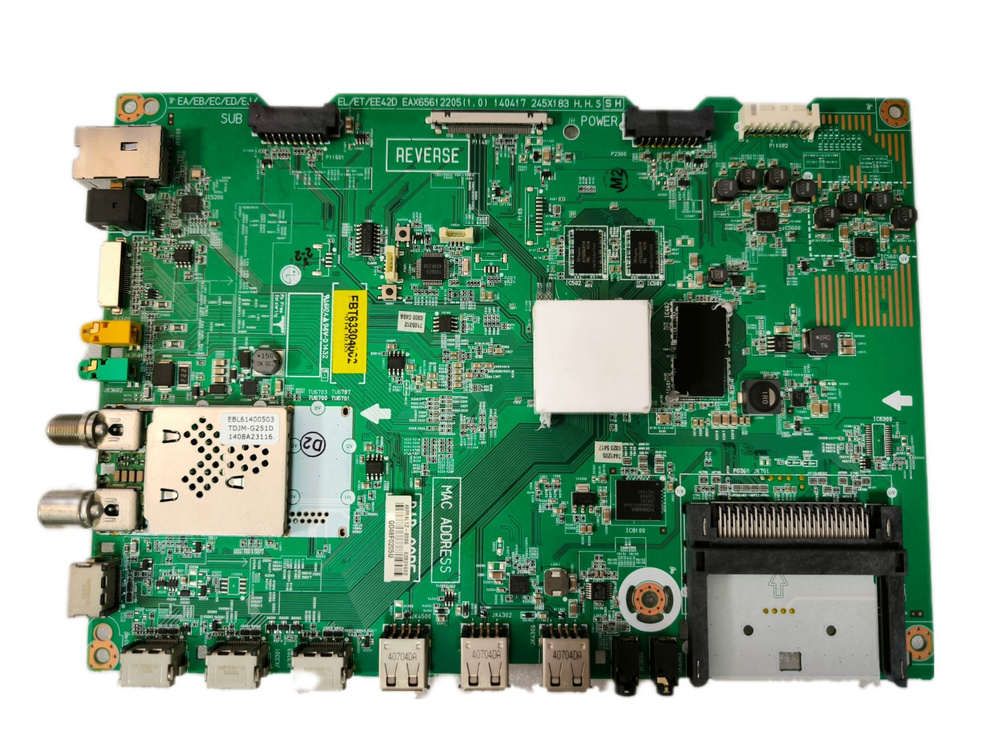 Материнская плата (main board) от телевизора LG 55ec930v / EAX65612205 ...