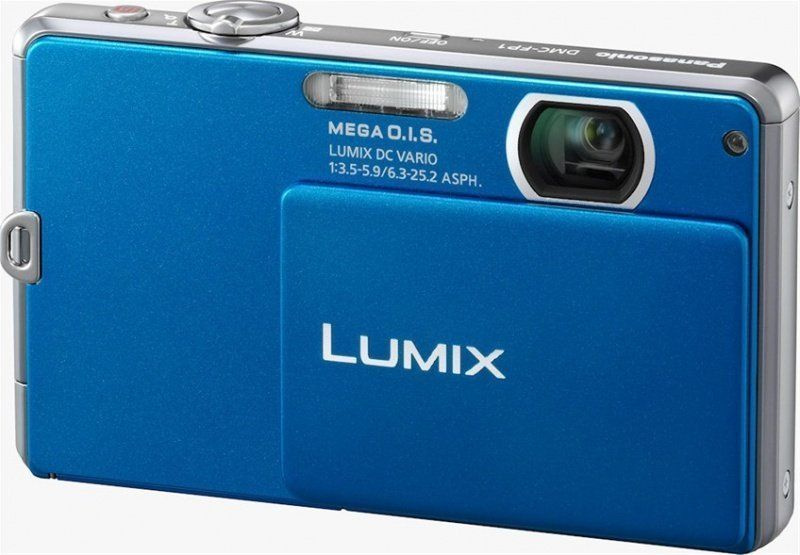 Компактный фотоаппарат Panasonic Lumix DMC-FP1, синий - купить по ...