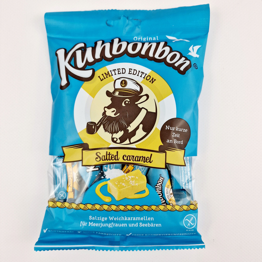 Сливочная карамель Kuhbonbon Коровка с солью, 175 г (Германия) - купить ...