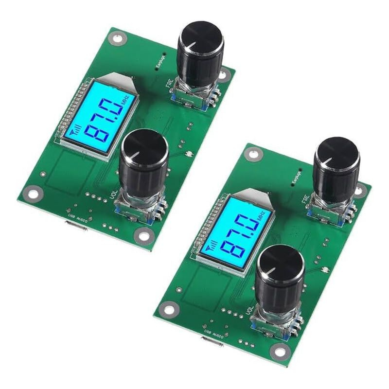 (Y Q O K) 2 Шт. Цифрового FM-Приемника, Модуль Радиоприемника Цифровая ...