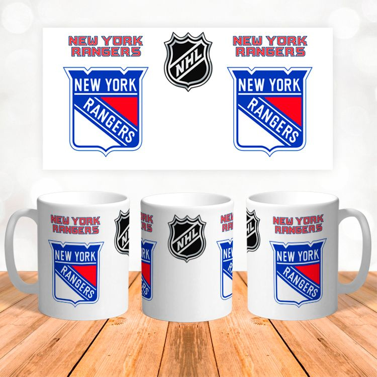 Керамическая кружка Нью-Йорк Рейнджерс, New York Rangers, НХЛ, Национальная хоккейная лига  #1