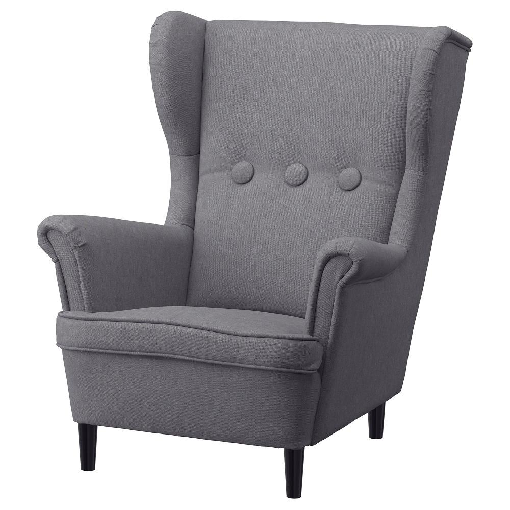 ИКЕА STRANDMON СТРАНДМОН кресло детское, Vissle серый #1
