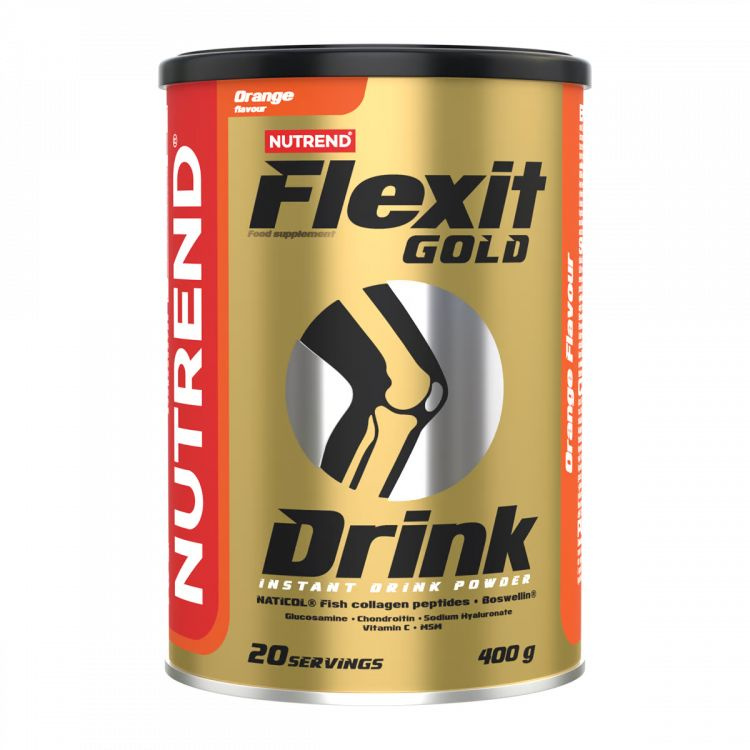 Препарат для связок и суставов FLEXIT GOLD DRINK Nutrend 400гр, Яблоко  #1