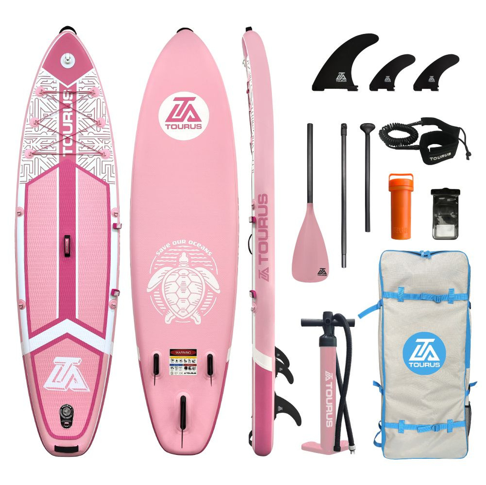 Надувная серфинг доска SUP board TOURUS 10.6 TS-JB01 2023 (320х81х15 см) с рюкзаком, веслом, насосом #1