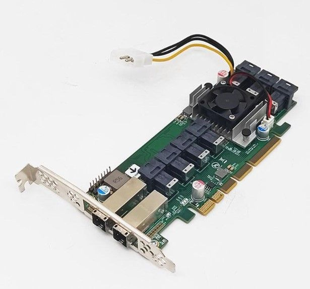 Контроллер PCI-E SAS Expander LSI SAS3x36-28i8e x16+Molex 1/6x8643 2x8644 #1