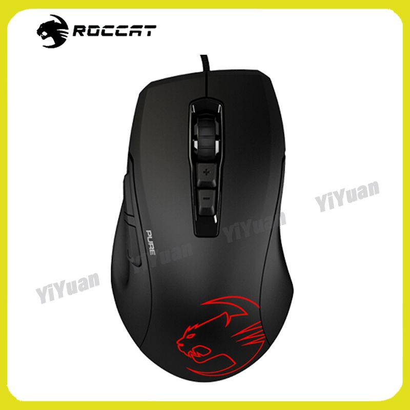 ROCCAT Игровая мышь проводная Kone Pure Owl-Eye Black, черный #1