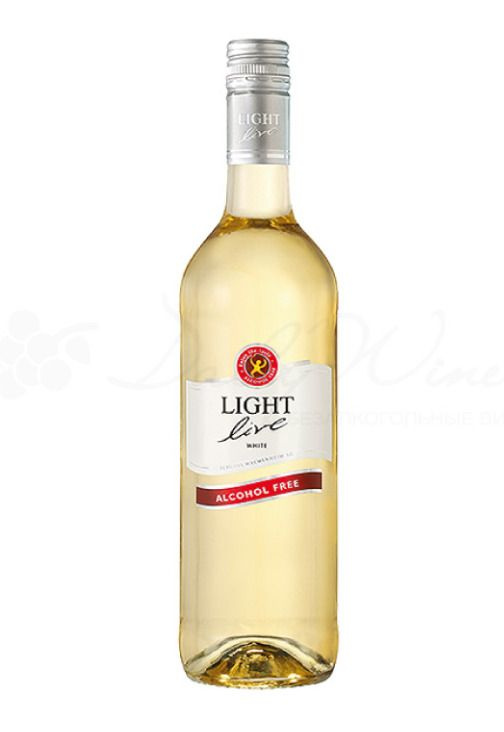 Вино безалкогольное LIGHT LIVE (Лайт Лив) Chardonnay (Шардоне), белое полусладкое, тихое, 0,75 л (Германия) #1