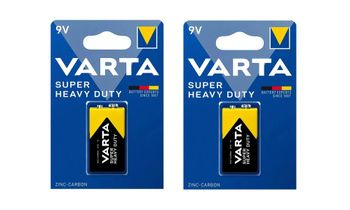 Батарейка VARTA Super Heavy Duty 9V Крона 6F22 (Superlife) 2шт. #1