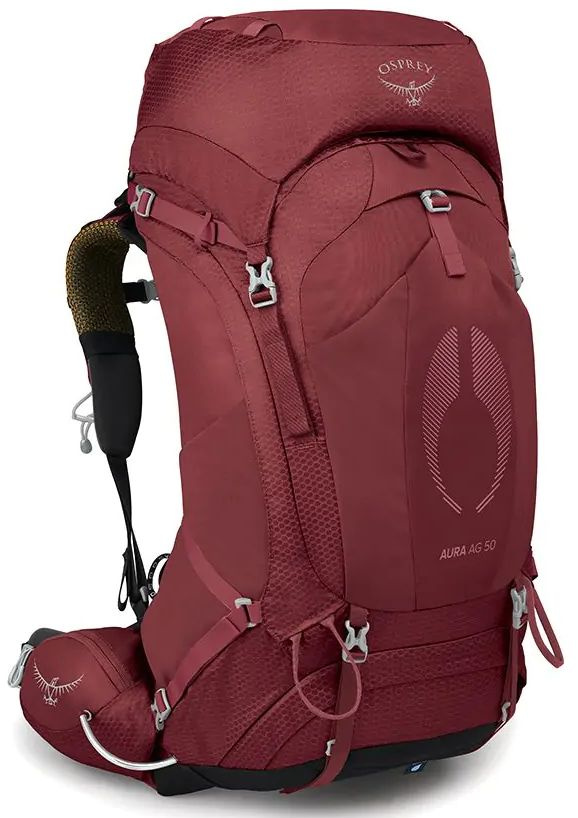 Рюкзак женский Osprey Aura AG 50 Berry Sorbet Red #1