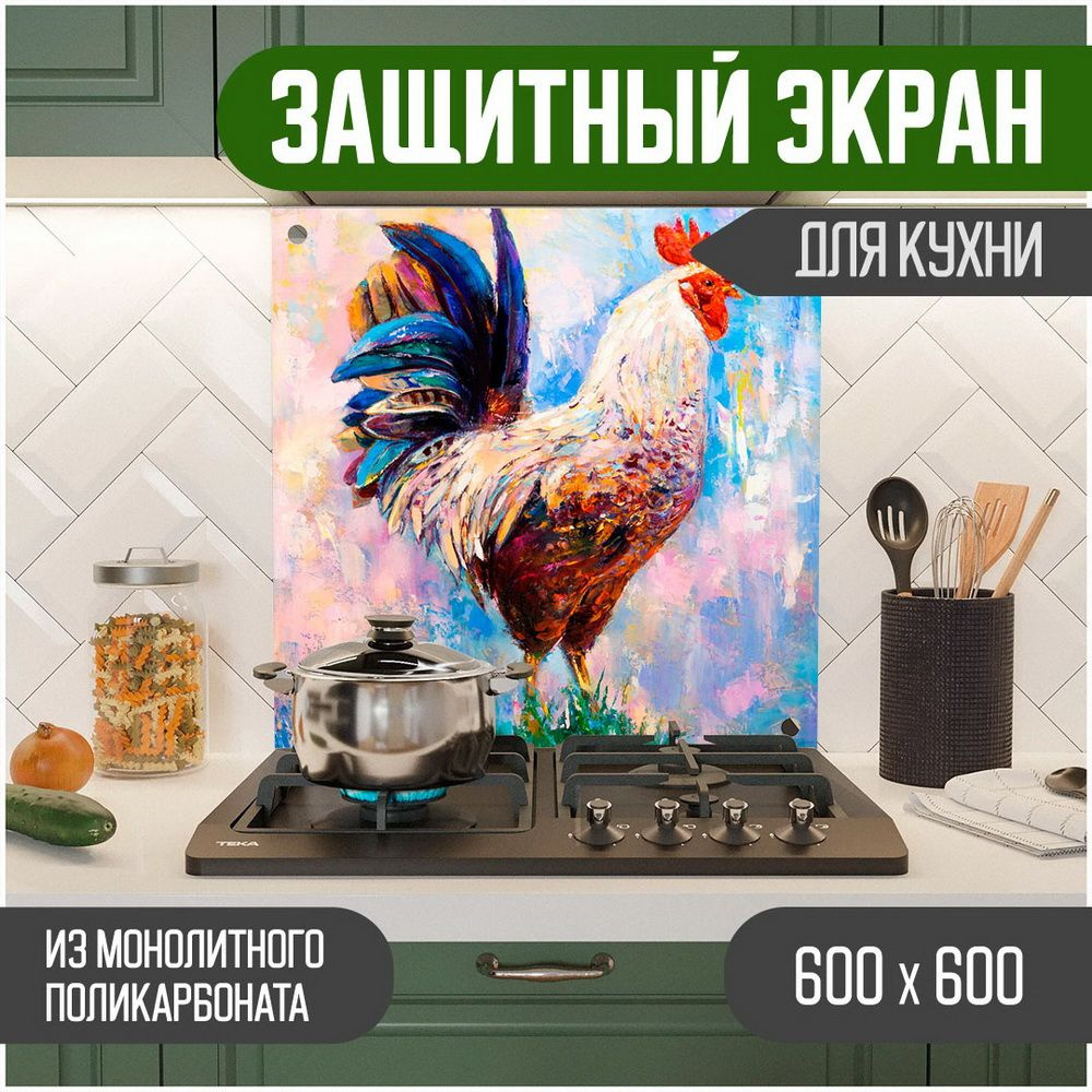 Фартук для кухни на стену, кухонный фартук, панель на кухню с фотопечатью из поликарбоната. Стеновые #1