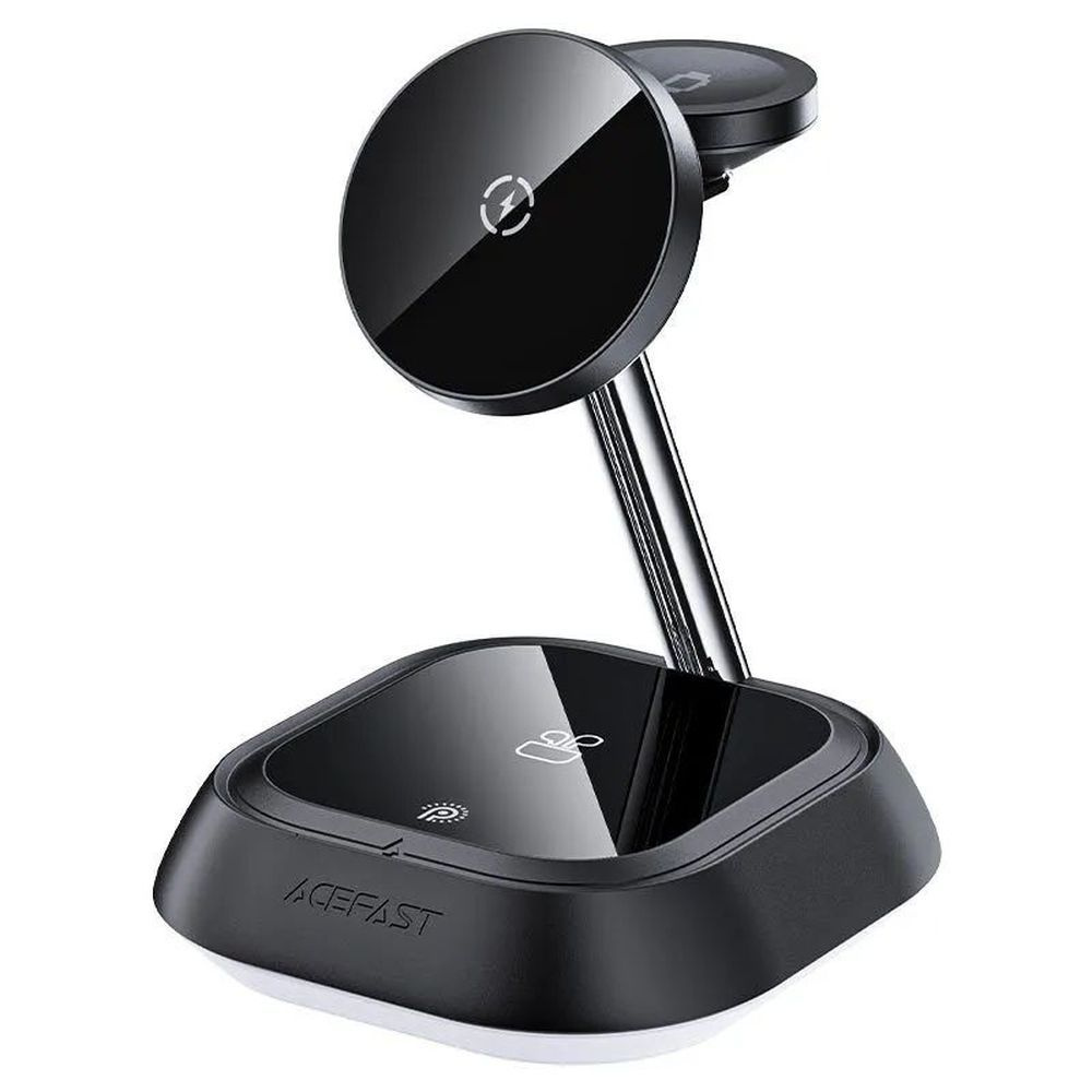 Беспроводное зарядное устройство ACEFAST E16 desktop 3-in-1 wireless charging holder. Цвет: черный  #1