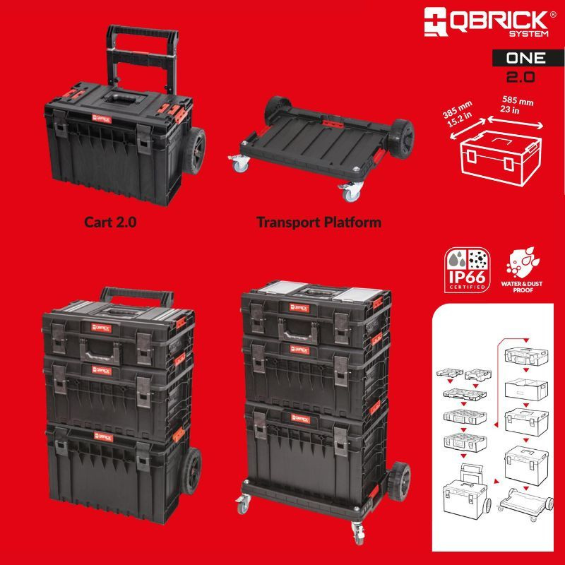 инструментальный ящик на колесах Qbrick System